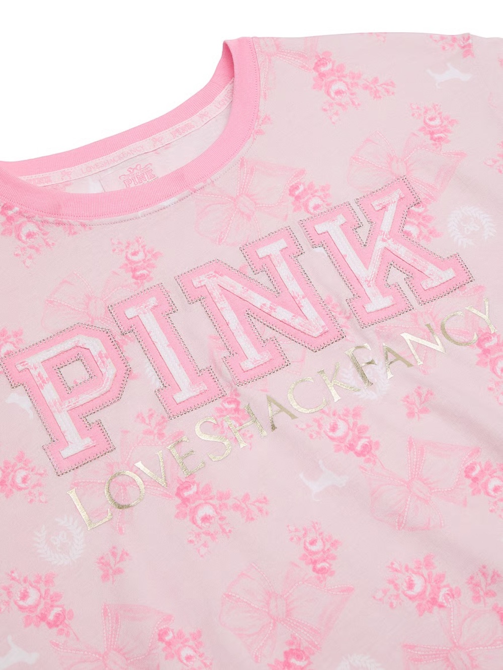Loveshackfancy x Pink T Shirt - Picture 2 of 6